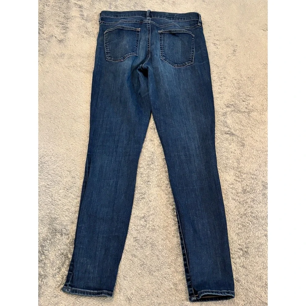 Gap 1969 Jeans Womens 31R Resolution True Skinny Dark Wash Blue Denim